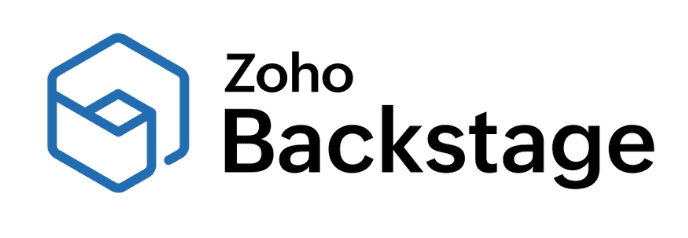 Zoho Backstage logo – Tekaxis event management digital solutions 