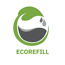 Ecorefill logo – sustainable brand marketing by Tekaxis
